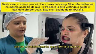 4 Tomografia odontológica com paciente  curso TSB Odontoead [upl. by Anahsar]