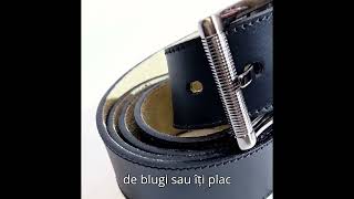 Curea neagra barbati pentru blugi piele naturala calitate premium leatherbelts sale beauty [upl. by Noramac597]