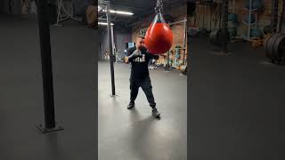 Work on them uppercuts boxing training heavybagworkout [upl. by Kahl]