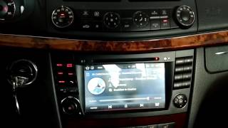 W211 aftermarket Android head unit 6 MONTH UPDATE [upl. by Bayly253]