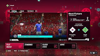 Fifa 23 World Cup Korea Vs Brazil gameplay fifa23 fifa football fyp livestream worldcup [upl. by Ornas]