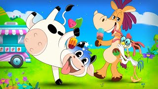 La Vaca Lola Se Congelo El Cerebro  Canciones infantiles [upl. by Savihc36]