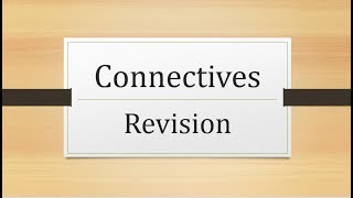 Connectivesconjunctives English revision recap to improve extended writing GCSE [upl. by Yeslah820]