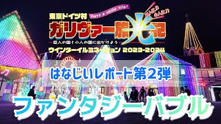 【東京ドイツ村】ウインターイルミネーション20232024ガリバー旅光記～ファンタジーバブル～ [upl. by Gebler]