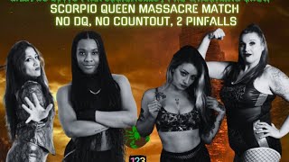 123 Lutte Scorpio Queen Massacre Match Promo 102024 [upl. by Bohner]