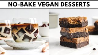 NoBake Vegan Dessert Recipes  Easy amp Healthy 🍪☕️ [upl. by Rutter656]