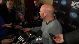 UFC 158 Dana White PreFight Media Scrum [upl. by Willmert]