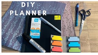 DIY Planner out of a notebook  Affordable planner [upl. by Kyre]