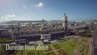 Beautiful Dunedin New Zealand from above In 4K [upl. by Haerle374]