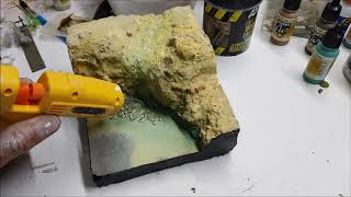 how to make waterfall easy and cheap diorama [upl. by Morehouse]