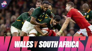 Wales v South Africa  Match Highlights  Autumn Nations Series [upl. by Einnaf]