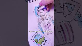 Vybarvujem Jinx kreslení jinx arcane art [upl. by Jaquenetta]