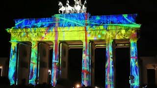 Festival of Lights Berlin Brandenburger Tor Ukraine 15 Oktober 2023 [upl. by Vary832]