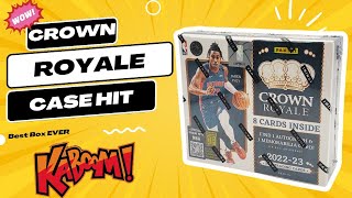 OMG Case Hit  Panini Crown Royale NBA 202223 [upl. by Attenod930]