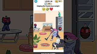 Brain puzzle king game level 65🥹🤣❤️shorts sadstatus trending gameplay viral [upl. by Wolfson527]