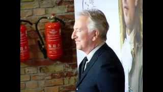 Alan Rickman Photocall  Filmpremiere quotDie Gärtnerin von Versaillesquot Berlin 2015 [upl. by Sonnnie87]