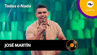 José Martín canta Mañanitas de Invierno en la etapa Todos o Nada  La Descarga [upl. by Issiah440]