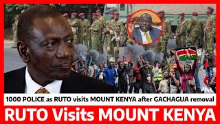 Just Now‼️SECURITY tight RUTO visits MOUNT KENYA first time since GACHAGUA Impeachment TENSION erupt [upl. by Cruz]