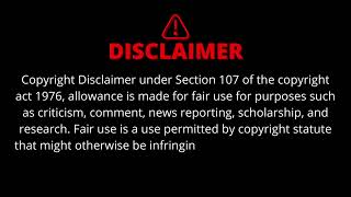 YouTube Copyright DISCLAIMER VIDEO No Copyright [upl. by Brittnee]