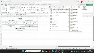 Bedingte Formatierung [upl. by Irak]