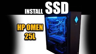 Installing SSD to HP Omen 25L [upl. by Savior]