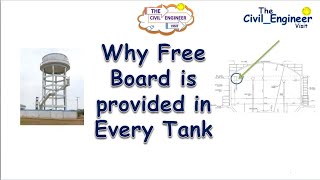 Why Free board is Provided in every tank I OHT I Full details [upl. by Adirem]