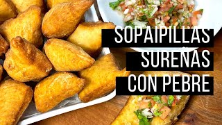 Receta Sopaipillas sureñas con pebre Sin zapallo [upl. by Nace318]