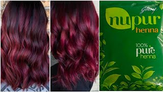 Godrej nupur henna reviewDIY black to brown hair chemical free [upl. by Laetitia286]