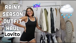 RAINY SEASON OUTFIT TRYON HAUL ft LOVITO JULY 2024 [upl. by Jonna]