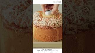 치즈 눈이 쌓인 크림치즈 쉬폰케이크 Cheese Chiffon Cake  Cream Cheese Cake Shorts Baking [upl. by Atnes]