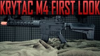 Krytac Trident M4 CRB  Gameplay and First Look  Airsoft GI [upl. by Rennie]