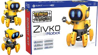 Elenco Teach Tech  Zivko The Robot  AI Capable Robot  STEM Learning Toys for Kids 10  Review [upl. by Amye]