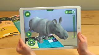 Knowsley Safari augmented reality AR app from Red Frog Digital [upl. by Lolly]