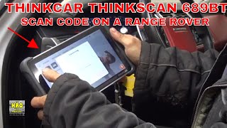 Thinkcar ThinkScan 689BT Work on a Range Rover Hảo Auto Mechanic [upl. by Etnuhs]