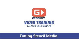 Graphtec CE7000  Cutting Stencil Media [upl. by Jevon636]