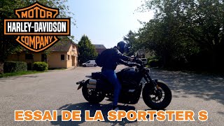 Essai du cruiser SPORTSTER S 2024 de chez Harley Davidson [upl. by Ientruoc]