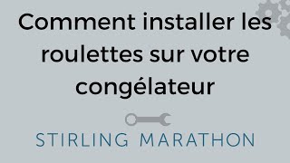 Comment installer les roulettes sur votre congélateur [upl. by Armillda]