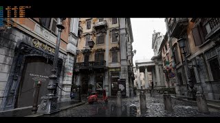 Unreal Engine 54  Rome Italian Town Tech Demo  Native 4KUltra  NVIDIA RTX 4090 [upl. by Ahens]