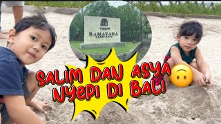 Perdana‼️ Salim Dan Asya Nyepi Di Bali  Hotel Ramayan Candi Dasa [upl. by Naujuj]