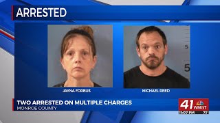 2 arrested in Monroe County after investigators execute search warrant [upl. by Ambrosi]