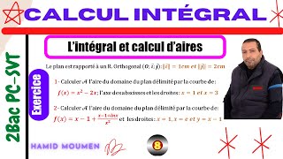 Intégral et calcul dairesRappel du cours avec exercices corrigés2Bac PCSVT [upl. by Yennaiv]