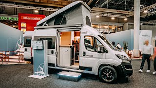 WESTFALIA COLUMBUS 540D 2024 REVIEW Caravan Salon Düsseldorf 2023 COMFY SEATS WITH POPUP ROOF [upl. by Elyse]