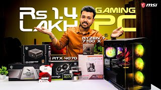 Rs 14 Lakh Gaming amp Streaming PC Build  All MSI PC Build KairaGaming [upl. by Alakam974]