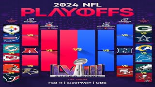 NFL Playoff Predictions 202324 [upl. by Kolodgie]