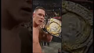 John Cena adds his own spin on wwe championship gold shorts johncena jhoncena wwe [upl. by Eanrahs831]