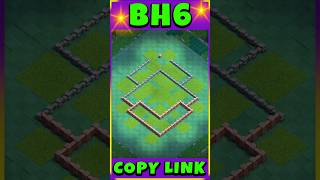 Builder Hall 6 base Copy Link clashofclans coc gaming [upl. by Mccurdy]