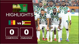 Cameroun 0 vs Zimbabwe 0  Afcon 2025 Morocco Qualifiers  Zimbabwe holds Cameroon in a draw [upl. by Amadis]