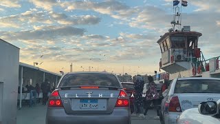 Port Saidamp Port Fouad city’s ferry معديه بورسعيد وبورفؤاد [upl. by Crooks]