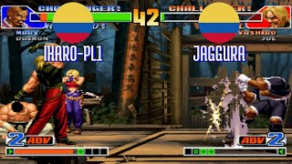 FT5 kof98 IKAROPL1 CO vs JAGGURA CO King of Fighters 98 Fightcade Oct 7 [upl. by Cadell]