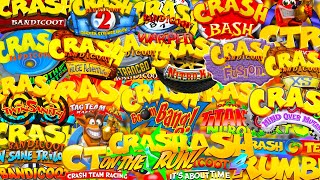 Crash Bandicoot Games 1996  2023 [upl. by Georgeta]